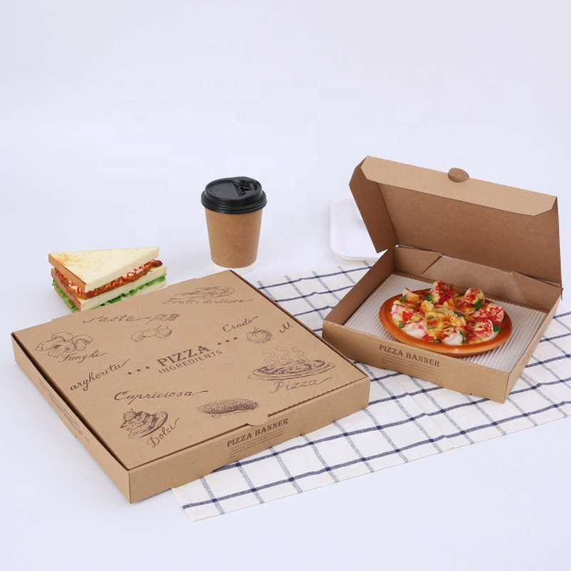 Corrugated Pizza Packaging Pyxidas