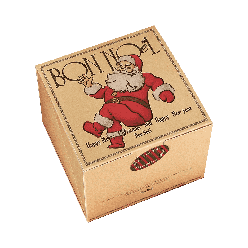 Corrugated Mystic Santa Apple Packaging Boxes