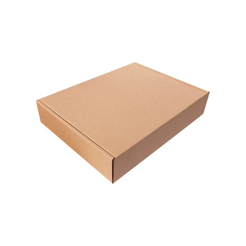Uniform Brown Corrugated Mailer Pyxidas