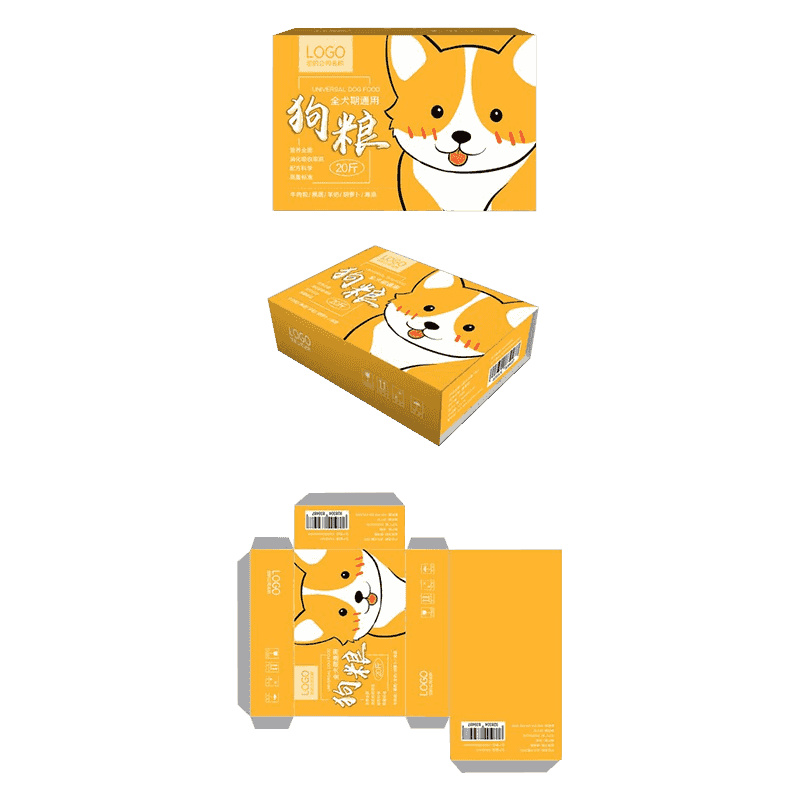 Corrugated Pet Food Packaging Pyxidas