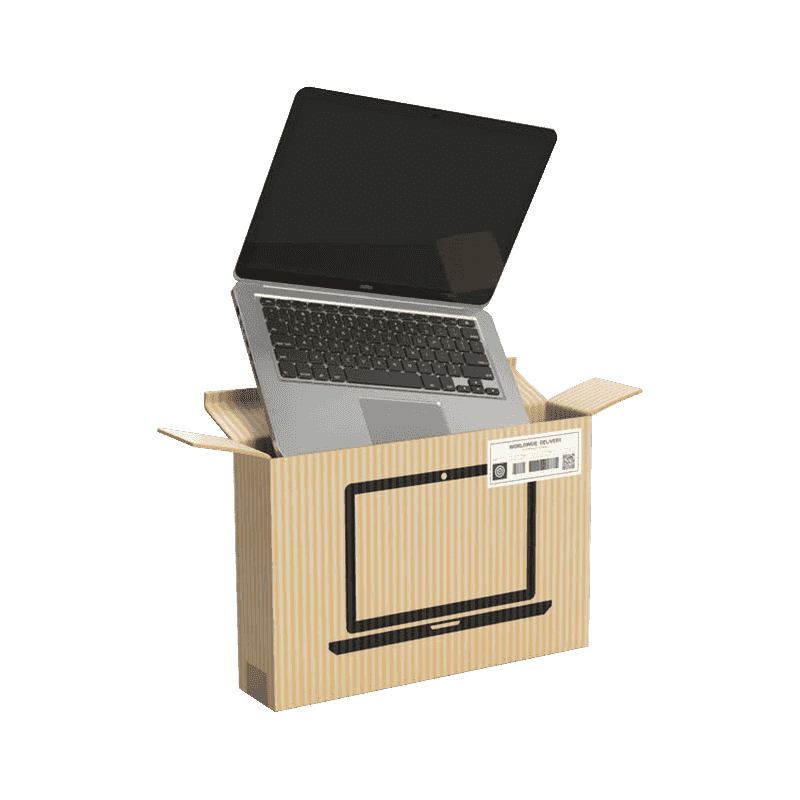 Corrugated velit Packaging Pyxidas