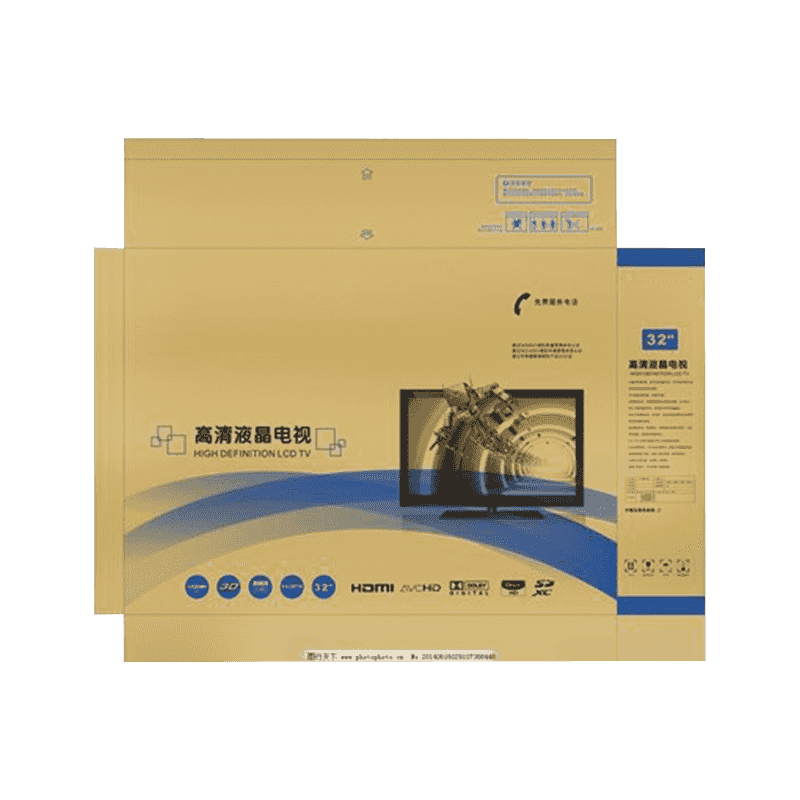 Corrugated TV Packaging Pyxidas