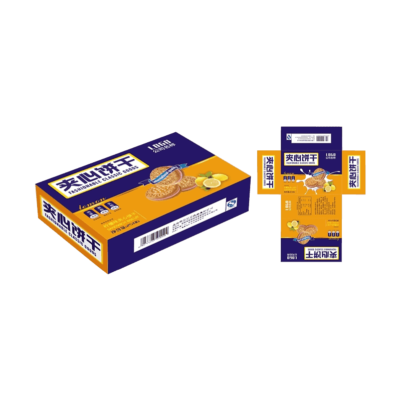Corrugated Biscuit Packaging Pyxidas