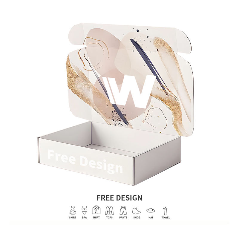 Undo-Corrugated Apparel Packaging Pyxidas