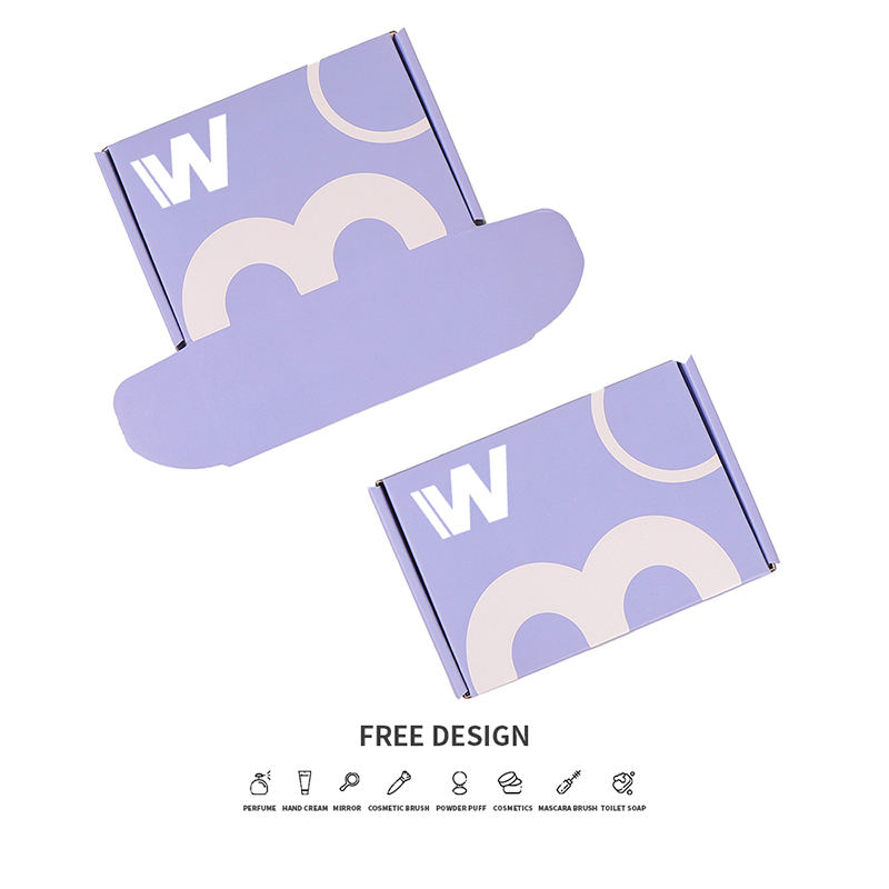 Purpura Lavendula Corrugated medicamine Packaging Pyxidas