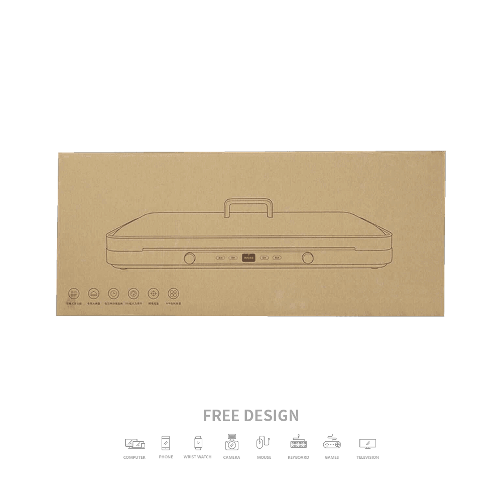 Corrugated Micro-undae Oven Packaging Pyxidas